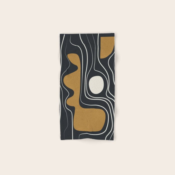 Minimal Abstract Form 3 Bath Towel Gallery Image 1