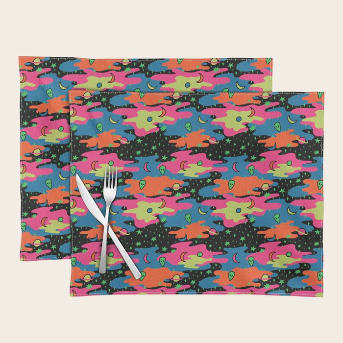 Psychedelic Space Placemat Gallery Image 1