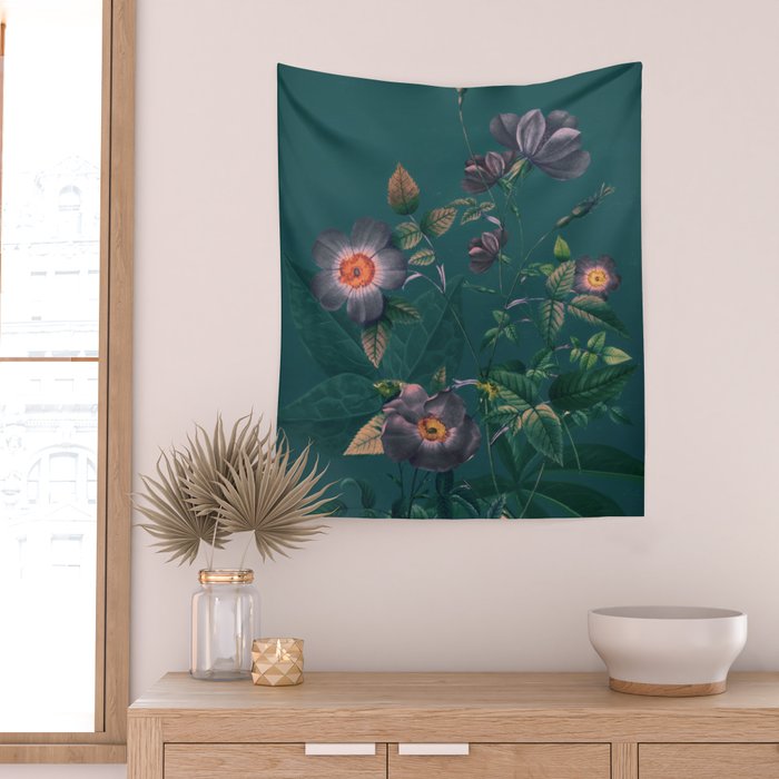 Night Garden 5 Wall Tapestry Gallery Image 2