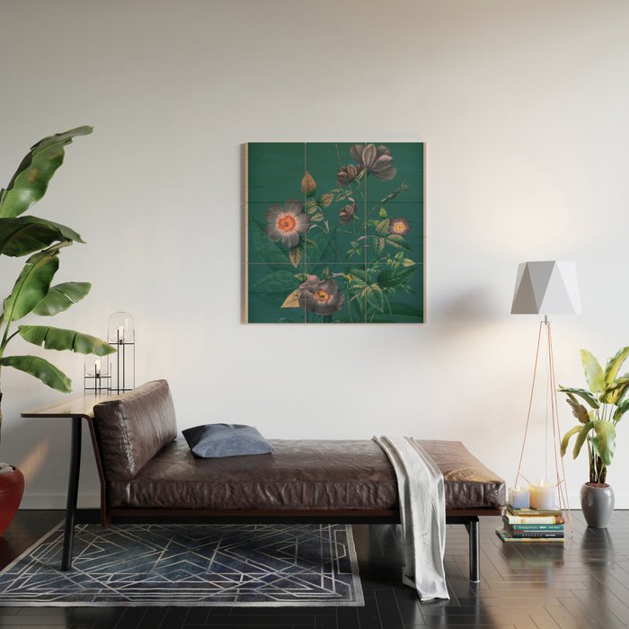 Night Garden 5 Wood Wall Art Gallery Image 2