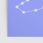Scorpio Zodiac Star Constellation Line Art Pastel Purple Poster Gallery Image 3