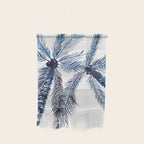 Indigo Navy, PALM TREES, upside down Wall Hanging Gallery Image 1