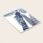 Indigo Navy, PALM TREES, upside down Notebook Gallery Image 3
