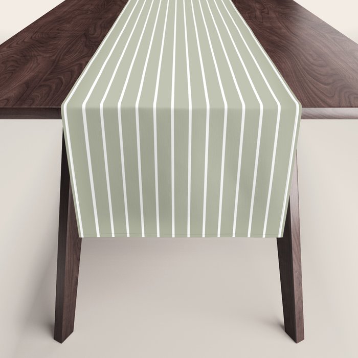 Lines #6 (Sage Green) Table Runner Gallery Image 1