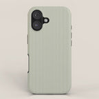 Lines #6 (Sage Green) iPhone Case Gallery Image 1