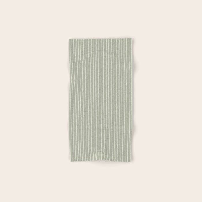 Lines #6 (Sage Green) Bath Towel Gallery Image 1