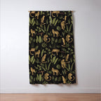 Jungle Night Cheetah Prints Window Curtain Gallery Image 3
