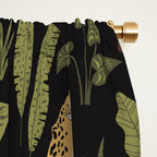 Jungle Night Cheetah Prints Window Curtain Gallery Image 2