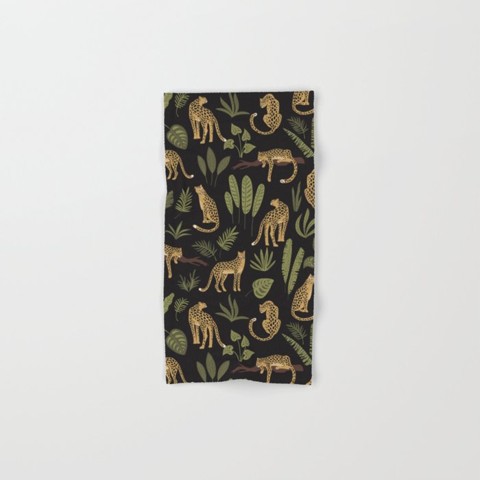 Jungle Night Cheetah Prints Bath Towel Gallery Image 1