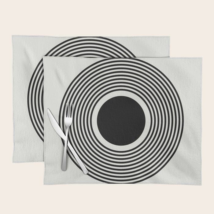 minimal circle  Placemat Gallery Image 1