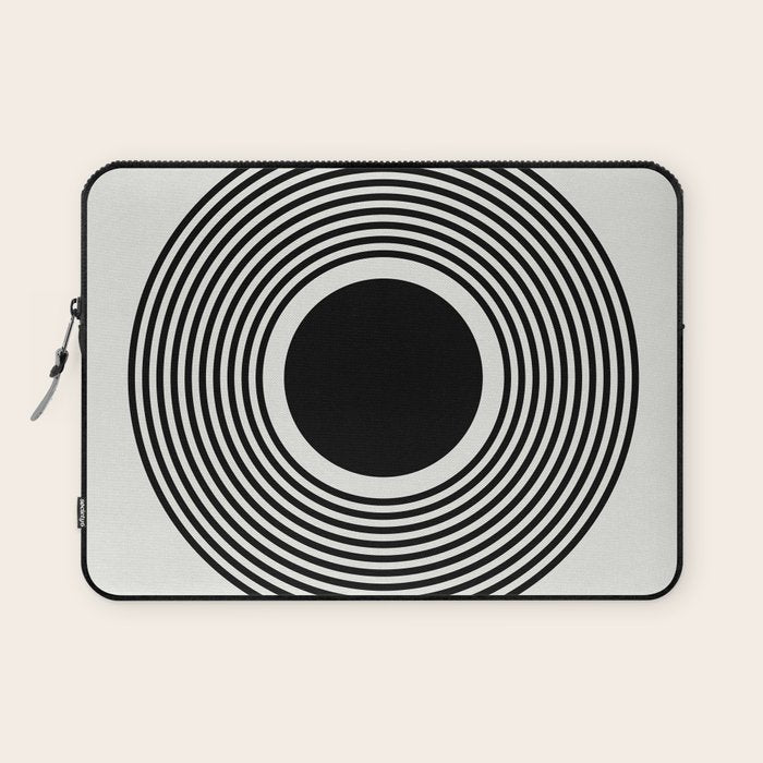 minimal circle  Laptop Sleeve Gallery Image 1
