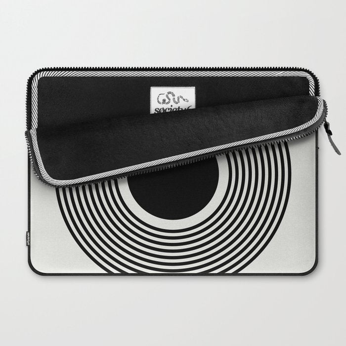 minimal circle  Laptop Sleeve Gallery Image 2