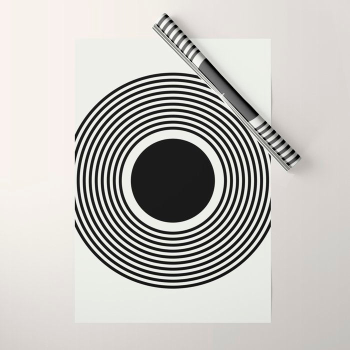 minimal circle  Wrapping Paper Gallery Image 1