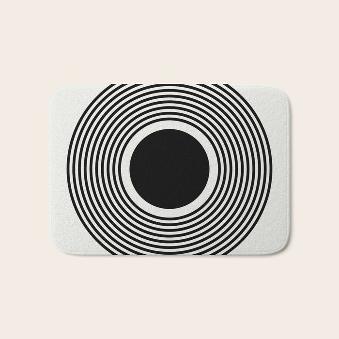 minimal circle  Bath Mat Gallery Image 1