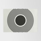 minimal circle  Rug Gallery Image 2