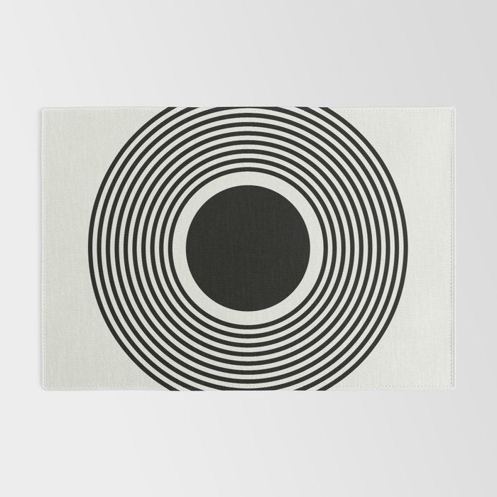 minimal circle  Rug Gallery Image 2