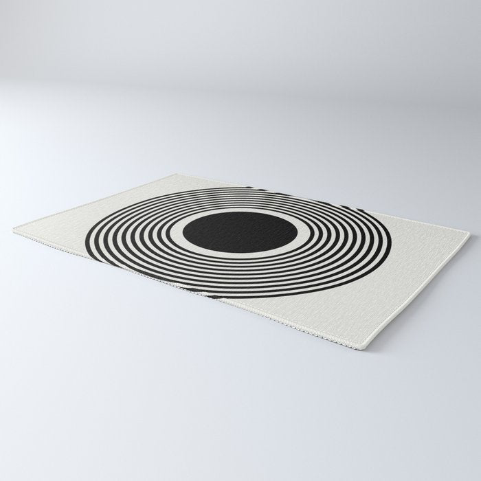 minimal circle  Rug Gallery Image 3