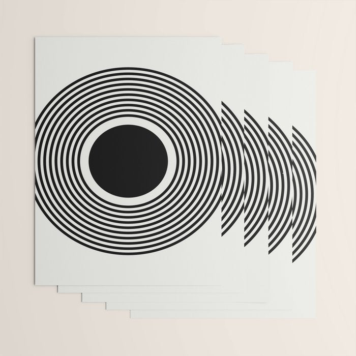 minimal circle  Wrapping Paper Gallery Image 3