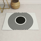 minimal circle  Rug Gallery Image 1