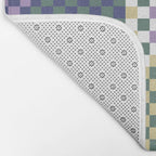 Bold colors block grid C Bath Mat Gallery Image 2