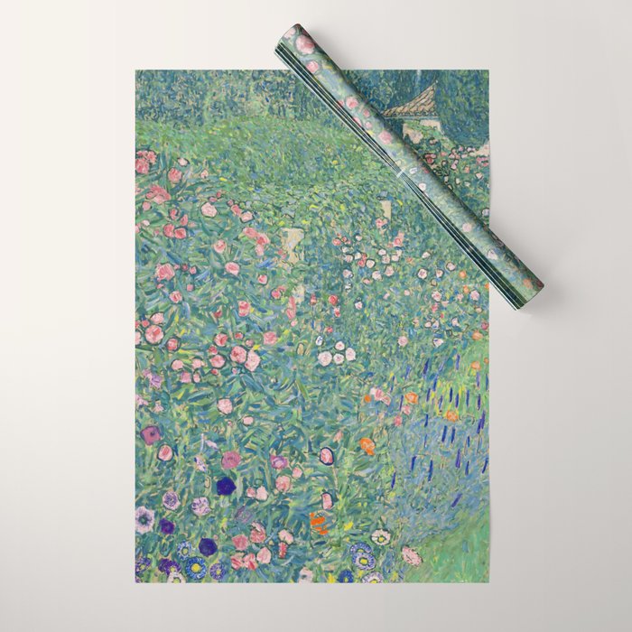 Gustav Klimt Italian GardenLand 1913 Wrapping Paper Gallery Image 1