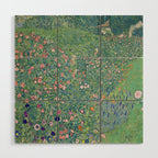 Gustav Klimt Italian GardenLand 1913 Wood Wall Art Gallery Image 1
