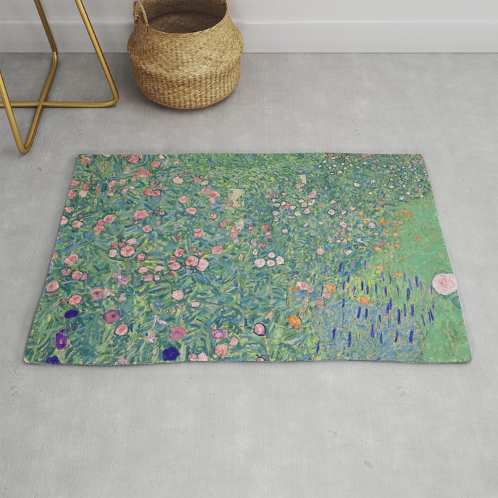 Gustav Klimt Italian GardenLand 1913 Rug Gallery Image 1