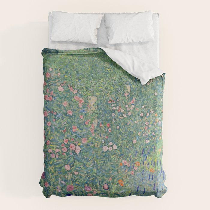 Gustav Klimt Italian GardenLand 1913 Duvet Cover Gallery Image 6