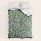 Gustav Klimt Italian GardenLand 1913 Duvet Cover Gallery Image 6