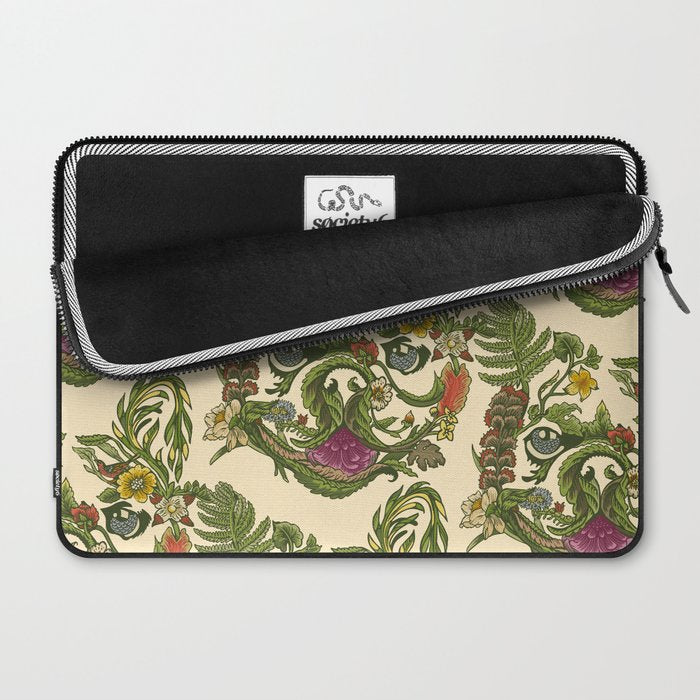 Botanical French Bulldog Laptop Sleeve Gallery Image 2