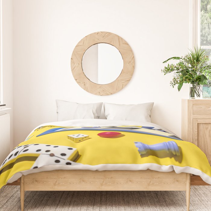 Table games Duvet Cover Gallery Image 3