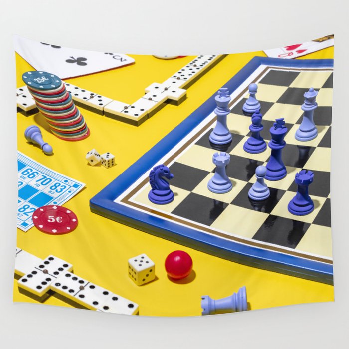 Table games Wall Tapestry Gallery Image 1