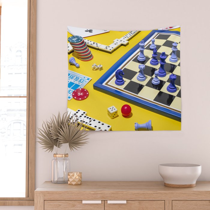 Table games Wall Tapestry Gallery Image 2
