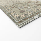 turkish floral - sage & brown Welcome Mat Gallery Image 2