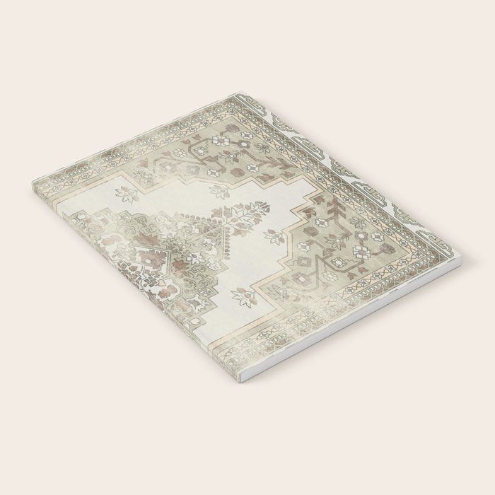 turkish floral - sage & brown Notebook Gallery Image 2