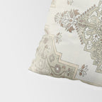 turkish floral - sage & brown Pillow Sham Gallery Image 4