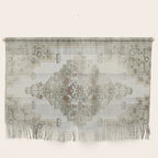 turkish floral - sage & brown Wall Hanging Gallery Image 1