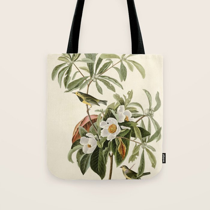Bachman's Warbler - John James Audubon Birds of America Tote Bag Gallery Image 1