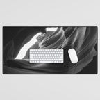 ANTELOPE CANYON XIV / arizona desert Desk Mat Gallery Image 1