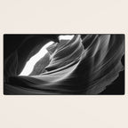 ANTELOPE CANYON XIV / arizona desert Desk Mat Gallery Image 3