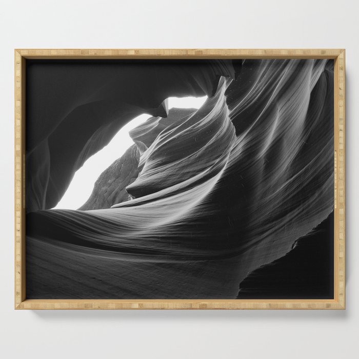 ANTELOPE CANYON XIV / arizona desert Serving Tray Gallery Image 1