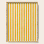 STRIPES - 07 - Goldenrod Serving Tray Gallery Image 1