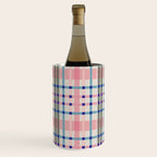 Vibrant Plaid Fusion B Wine Chiller Gallery Image 1