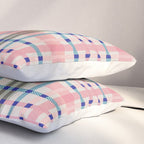 Vibrant Plaid Fusion B Pillow Sham Gallery Image 3