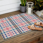 Vibrant Plaid Fusion B Outdoor Rug Gallery Image 2