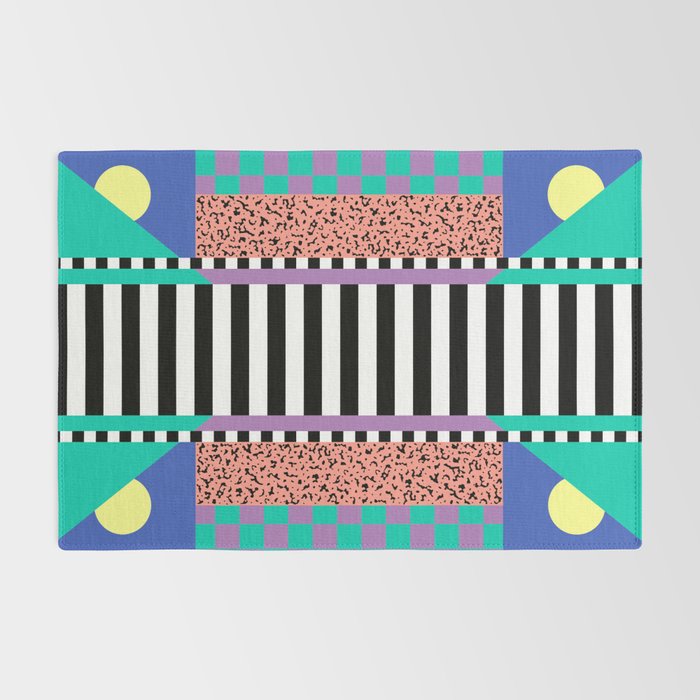 Memphis pattern 108 - 80s / 90s Retro Rug Gallery Image 2
