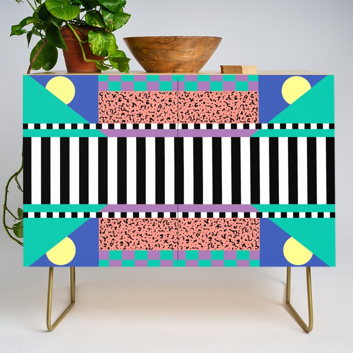 Memphis pattern 108 - 80s / 90s Retro Credenza Gallery Image 1