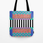 Memphis pattern 108 - 80s / 90s Retro Tote Bag Gallery Image 1