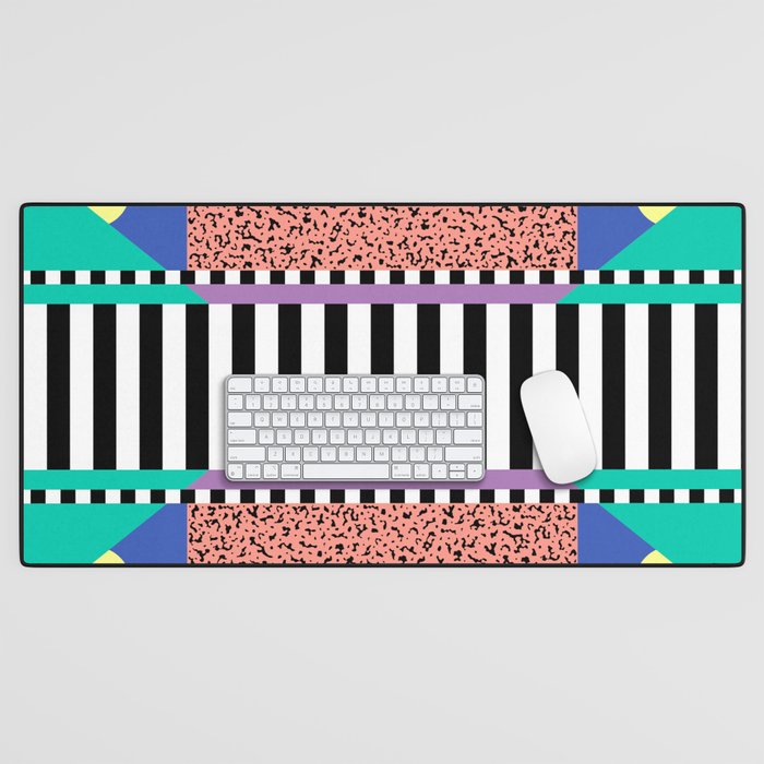 Memphis pattern 108 - 80s / 90s Retro Desk Mat Gallery Image 1