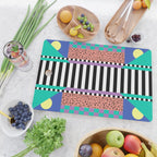 Memphis pattern 108 - 80s / 90s Retro Cutting Board Gallery Image 2